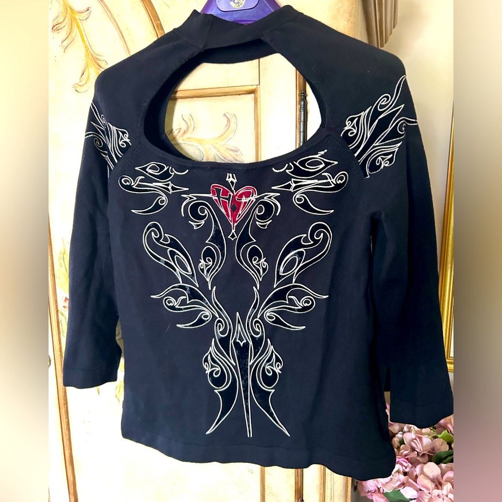 Harley Davidson cutout black top